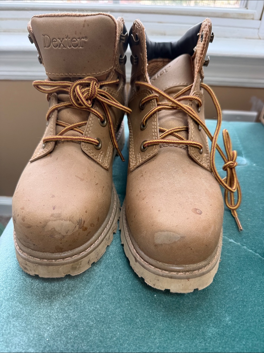 Dexter Steel Toe Tan Work Boots